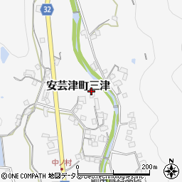 広島県東広島市安芸津町三津4934-1周辺の地図