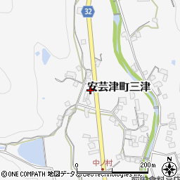 広島県東広島市安芸津町三津4956周辺の地図