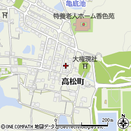 香川県高松市高松町1266-7周辺の地図