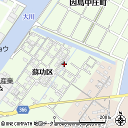 広島県尾道市因島中庄町4982-74周辺の地図