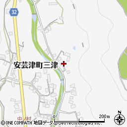 広島県東広島市安芸津町三津2614周辺の地図