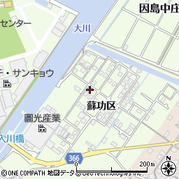 広島県尾道市因島中庄町4982-17周辺の地図