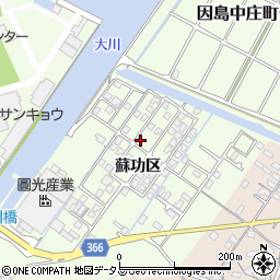 広島県尾道市因島中庄町4982-54周辺の地図