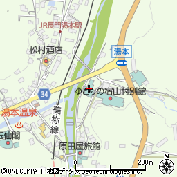 湯本温泉ホテル枕水周辺の地図