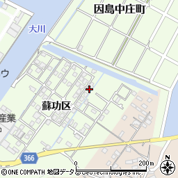 広島県尾道市因島中庄町4982-75周辺の地図