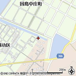 広島県尾道市因島中庄町蘇功区5066-9周辺の地図