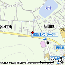 広島県尾道市因島中庄町4175-7周辺の地図