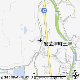 広島県東広島市安芸津町三津4758周辺の地図