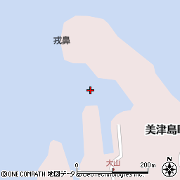 大山浦周辺の地図