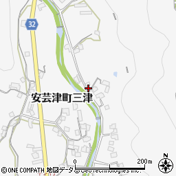 広島県東広島市安芸津町三津2599周辺の地図