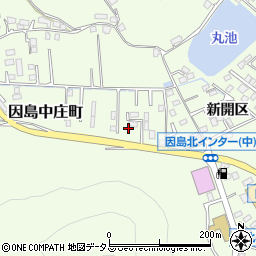 広島県尾道市因島中庄町4169-5周辺の地図