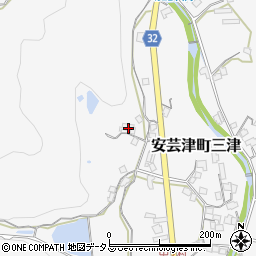 広島県東広島市安芸津町三津4761周辺の地図