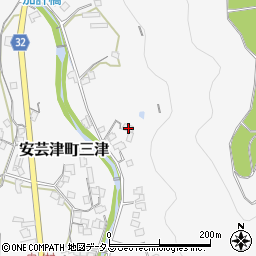 広島県東広島市安芸津町三津2609周辺の地図