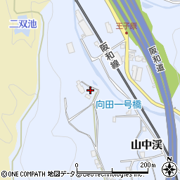 大阪府阪南市山中渓1299周辺の地図