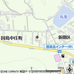 広島県尾道市因島中庄町4172-3周辺の地図