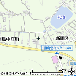 広島県尾道市因島中庄町4172-9周辺の地図