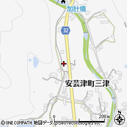 広島県東広島市安芸津町三津4961周辺の地図