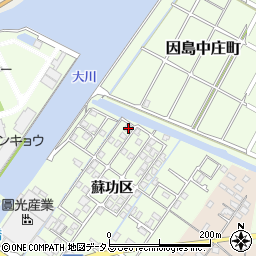 広島県尾道市因島中庄町4982-42周辺の地図