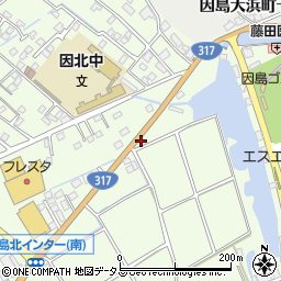 広島県尾道市因島中庄町4637周辺の地図