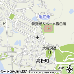 香川県高松市高松町1452-21周辺の地図