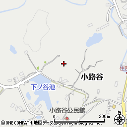 兵庫県洲本市小路谷周辺の地図