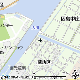 広島県尾道市因島中庄町4975-1周辺の地図