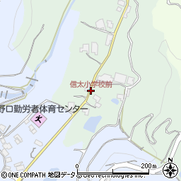 信太小学校前周辺の地図