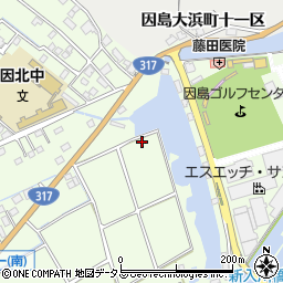 広島県尾道市因島中庄町4825周辺の地図