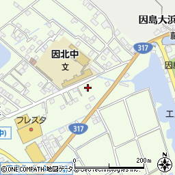 広島県尾道市因島中庄町4573周辺の地図