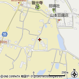 奈良県五條市中町257周辺の地図