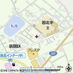 広島県尾道市因島中庄町4396周辺の地図