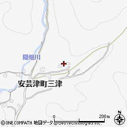 広島県東広島市安芸津町三津3087周辺の地図