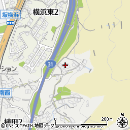 広島県安芸郡坂町釜ケ谷周辺の地図