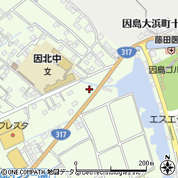 広島県尾道市因島中庄町4750-1周辺の地図