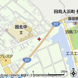 広島県尾道市因島中庄町4570周辺の地図