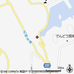 式根島漁協周辺の地図