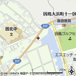 広島県尾道市因島中庄町4510-3周辺の地図