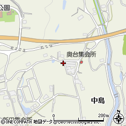 和歌山県橋本市隅田町中島596周辺の地図