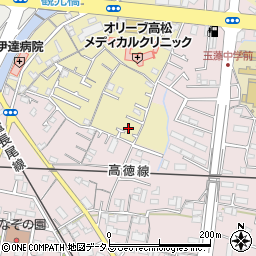 香川県高松市観光町640周辺の地図