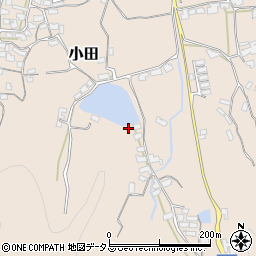 香川県さぬき市小田1450周辺の地図