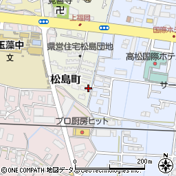 香川県高松市松島町周辺の地図