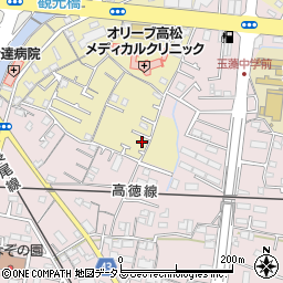 香川県高松市観光町639周辺の地図