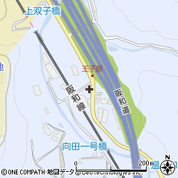 大阪府阪南市山中渓442周辺の地図