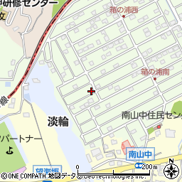 大阪府阪南市箱の浦388-93周辺の地図