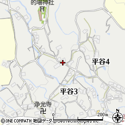 広島県安芸郡熊野町平谷周辺の地図