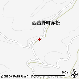 奈良県五條市西吉野町赤松周辺の地図