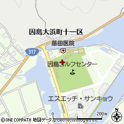 広島県尾道市因島中庄町4895-1周辺の地図