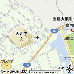 広島県尾道市因島中庄町4508周辺の地図