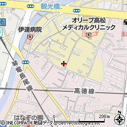 香川県高松市観光町617周辺の地図