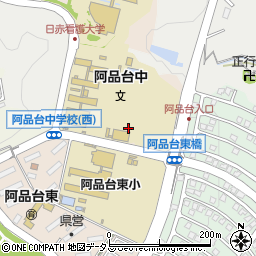 広島県廿日市市阿品台東周辺の地図
